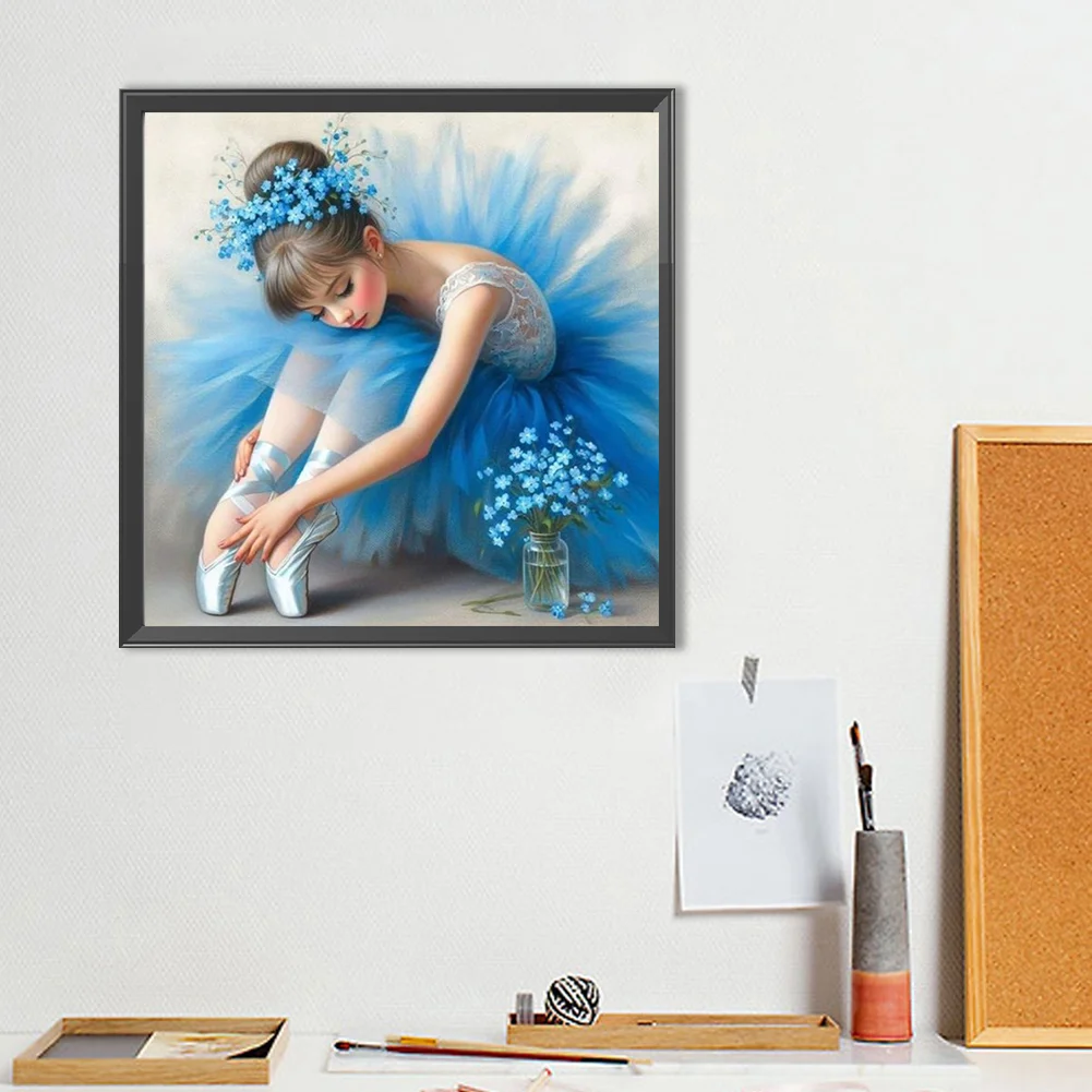 Diamond Painting - Full Round Drill - Ballet Girl(Canvas|40*40cm)