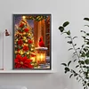 (40*60cm)Christmas Tree Cardinals - Full Round Drill Diamond Painting