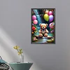 (40*60cm)Bear - Round Partial AB Drill Diamond Painting