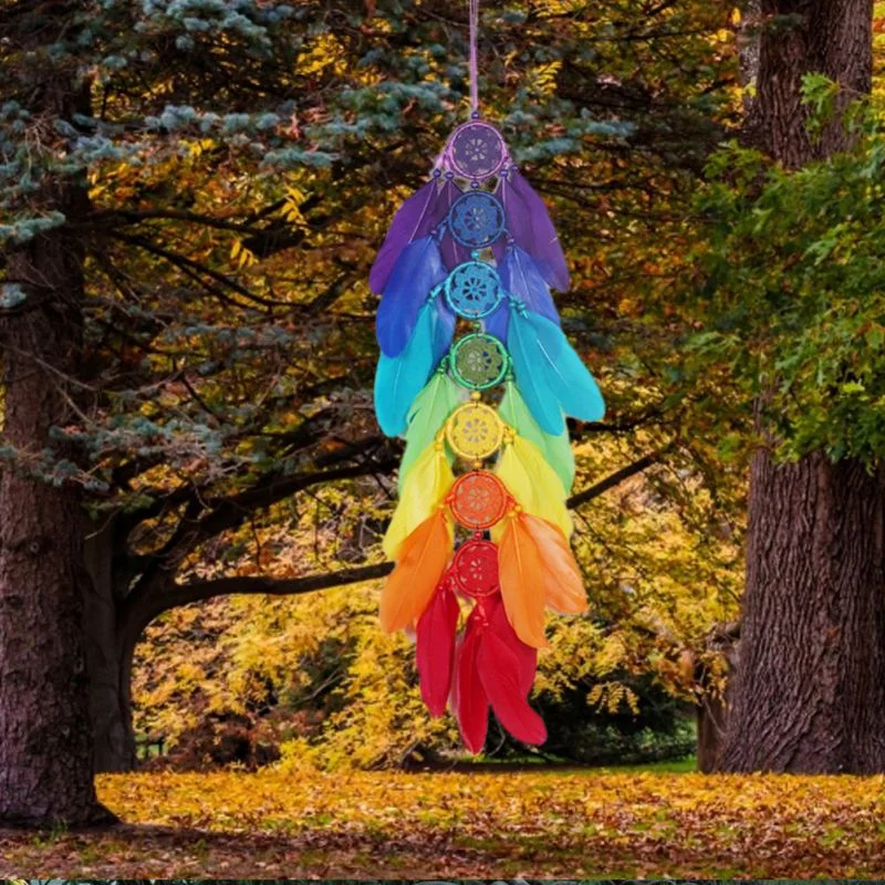 Chakra Radiance Feather Dreamcatcher