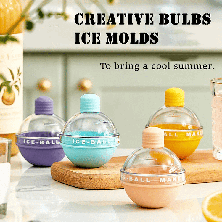 Light Bulbs Ice Molds,2023 Summer New Creative