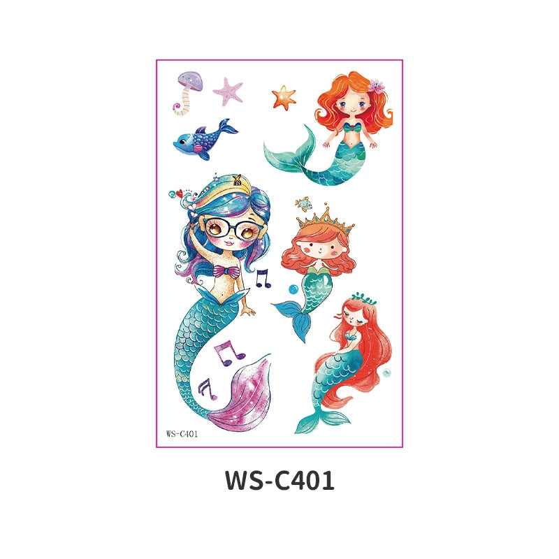 Mermaid Pet Tattoos & Body Art 1 Piece