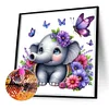 Diamond Painting-DIY Full Round Drill Elephant