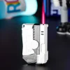Mecha Fingertip Gyroscope Lighter Two-In-One Folding Rotating Decompression Inflatable New Deformation