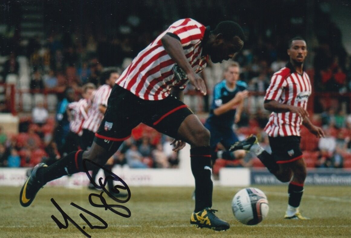 BRENTFORD HAND SIGNED MYLES WESTON 6X4 Photo Poster painting.