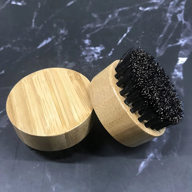 Manufacturer In Stock Special Offer Men’s Curved Beard Brush Facial Beard Brush Men’s Care Tools