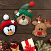Cute Christmas Felt Ball Template Set- With Instructions
