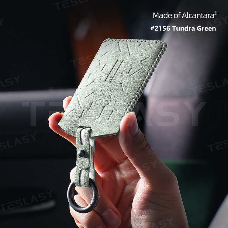 TESLASY Tesla Alcantara Key Card Holder