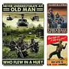 3pcs - -Soldiers On The Battlefield- Vintage Metal  Signs(8*12Inch/12*16Inch)/(8*12Inch/12*16Inch)