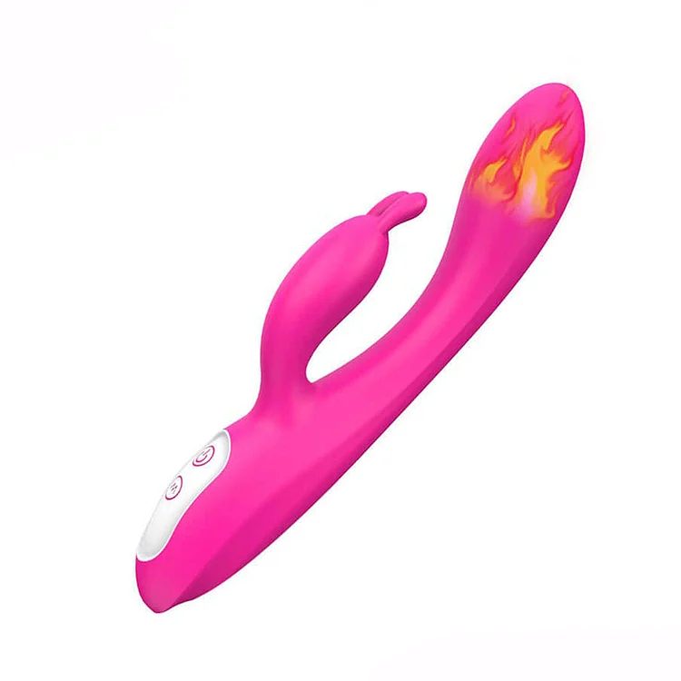 Heated Vagina Sex Toy, G-Spot And C-Spot Stimulating Rabbit Vibrator For Women