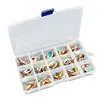 30pcs Metal Spoon Spinner Fishing Lure Artificial Bait for Bass Trout Perch Pike
