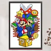 Super Mario-11CT Stamped Cross Stitch 40*60cm(Big Size)