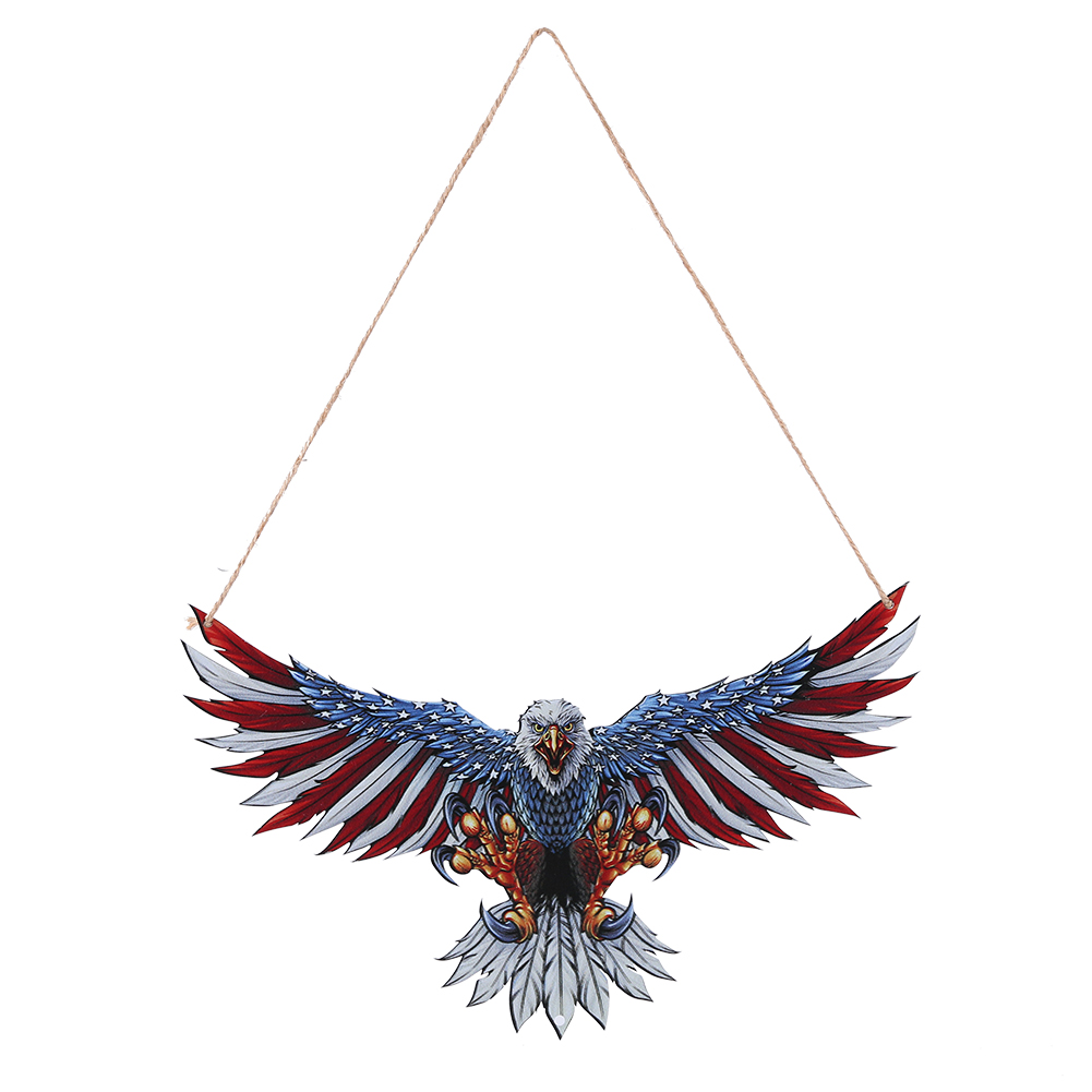 

Metal Eagle Art Decor Hanging Sculptures Ornaments for Garden Patio Porch, 501 Original