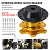 Universal Steering Wheel Quick Release 6 Holes Steering Wheel Hub (Gold)