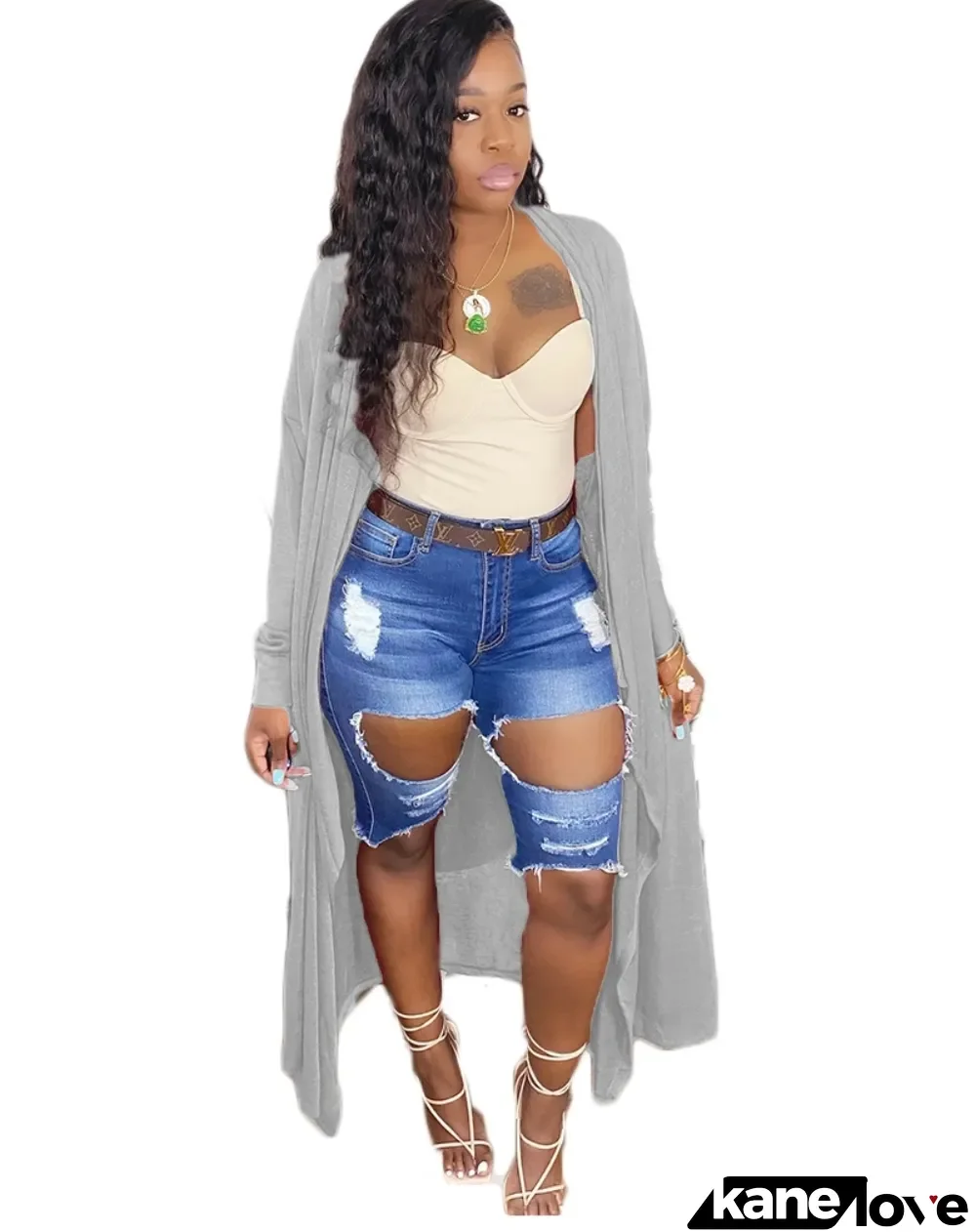 Autumn Solid Color Long Cardigans with Full Sleeves