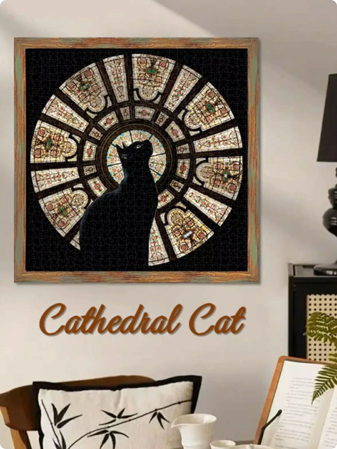Cathedral Cat Jigsaw Puzzle