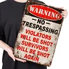 Warning - Metal Tin Signs(8*12Inch/12*16Inch)