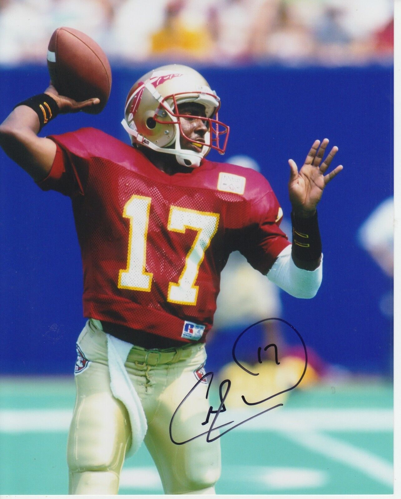 Charlie Ward 8x10 Signed Photo Poster painting w/ COA Florida State Seminoles #1