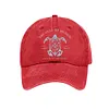 Washed Cotton Baseball Cap Vintage Golf Dad Hat Adjustable Trucker Hat Sun Hat