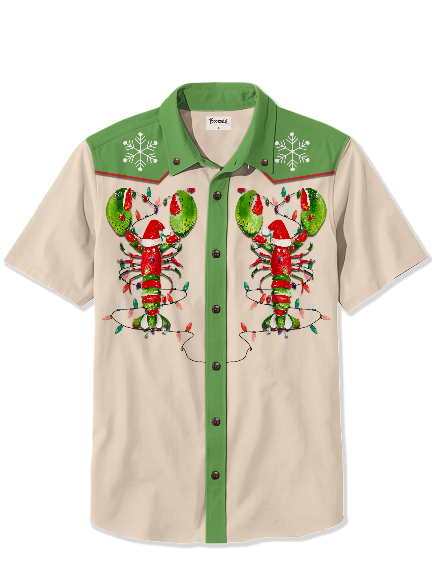Lobster Lanterns Christmas - 100% Cotton Shirt