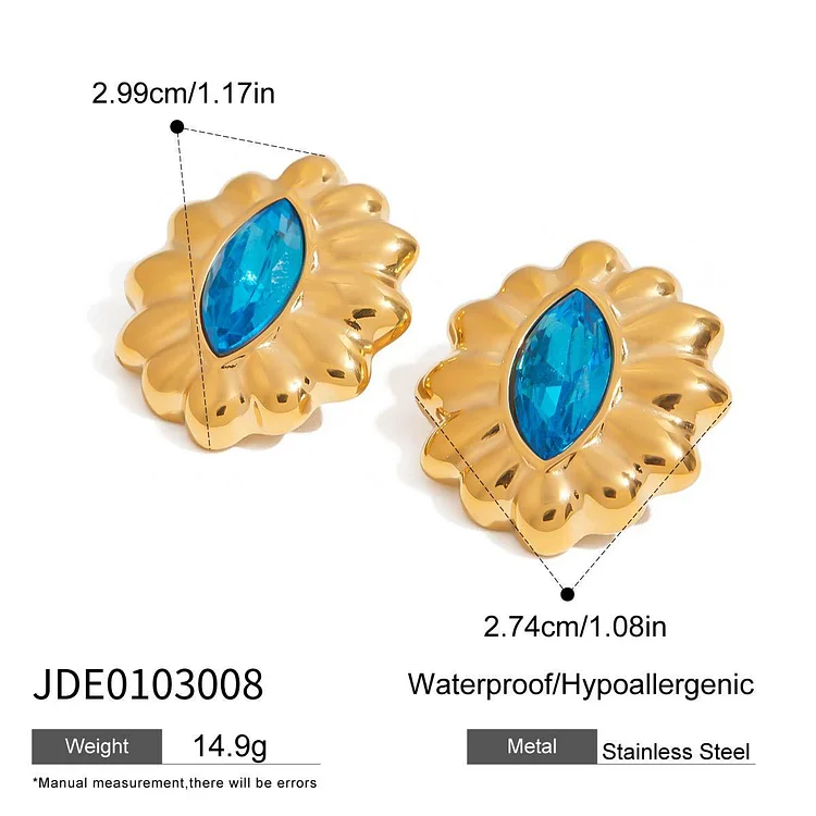 Zirconia Ring and Earring Set