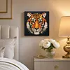 DIY Pre-Framed Tiger Button Art Canvas Kit