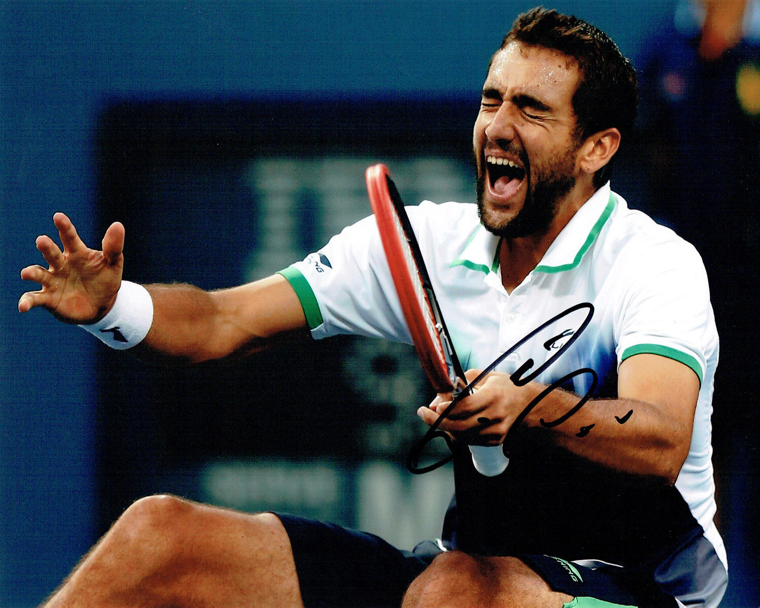 Marin CILIC Signed 10x8 Autograph Photo Poster painting AFTAL COA Croatian Tennis Champion