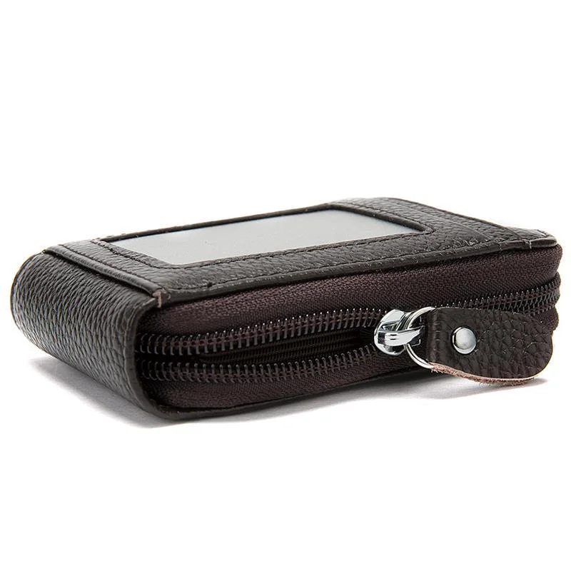 Unisex Creative Organ Card Holder Leather Large-Capacity Wallet