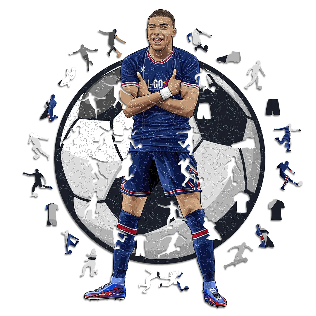 Jeffpuzzle™-All-G.O.A.T. Puzzles® - Kylian Mbappé