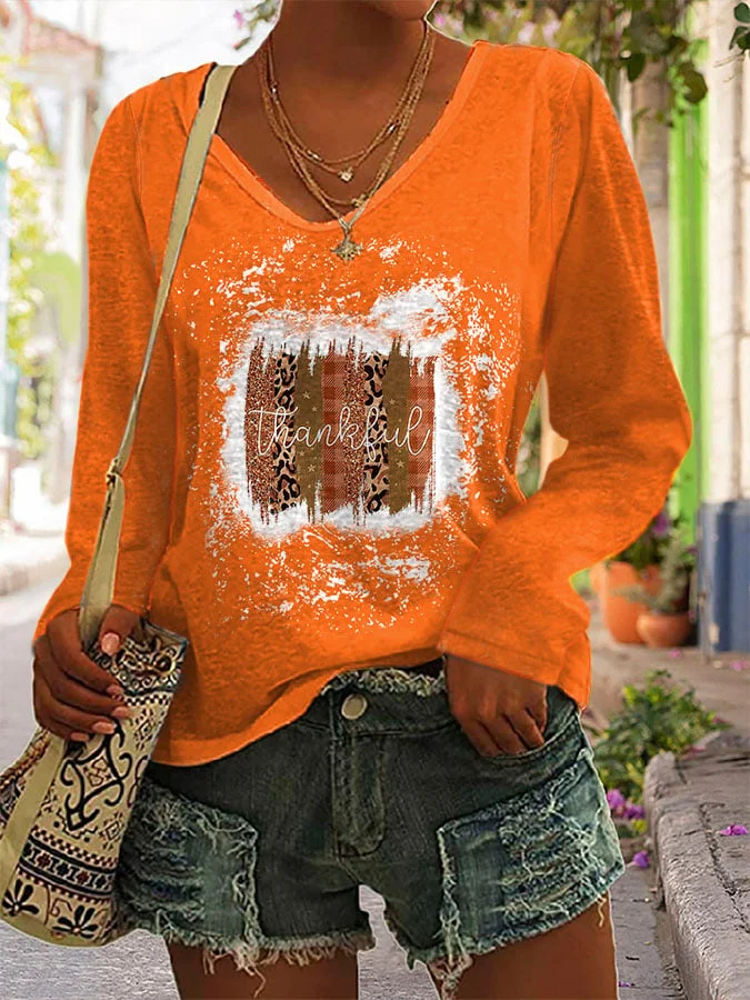 Fashion Print Long Sleeve T-Shirt