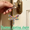 1PC DIY 3D Darner Diamond Art Keychain with Lobster Buckle Double-Sided Diamond Keychains with Spring Chain Crystal Rhinestone Diamond Mosaic Key Chain Unique Handmade Gift
