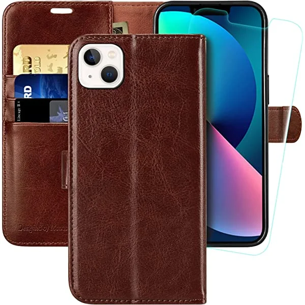 MONASAY Apple iPhone 13 5G Wallet Case, 6.1-inch