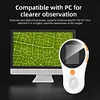 500X Handheld Digital Microscope 2 MP Electronic Coin Magnifier with 8 LED Light
