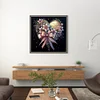 Heart-Shaped-11CT Stamped Cross Stitch 55*55cm