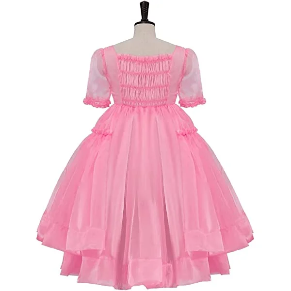 Killing Eve Costume Villanelle Cosplay Pink Dress Halloween Outfit