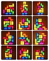 Tetris Lamp DIY Stackable Puzzle LED Night Light Table Lamp Mood Light Retro Night Light Multi-Shape Buildable Bedroom Living Room Decoration Home Lighting