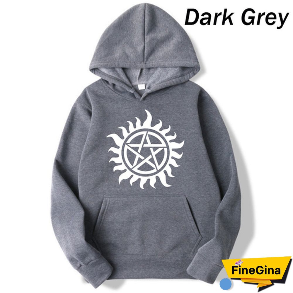 New Men/Women Autumn/Winter Printed Long Sleeve Solid Color Sweatshirt Hooded Pullover Plus Size