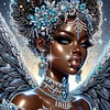 Black Woman - Crystal Rhinestone Diamond Painting