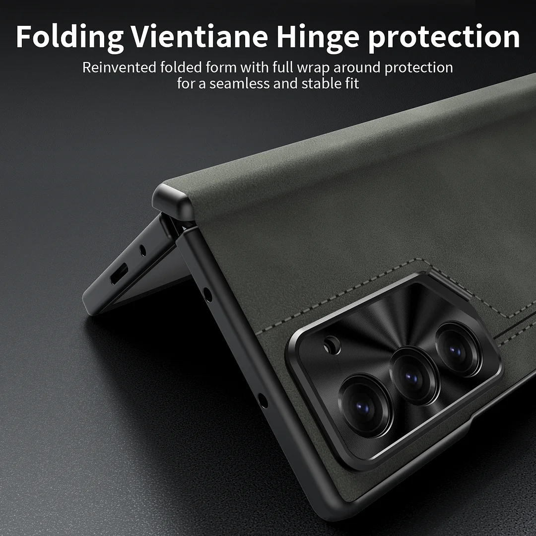 For Samsung Galaxy Z Fold6 Phone Case Lens Bracket With Front Glass Hinge Protection For Galaxy ZFold 6 Phone Cover