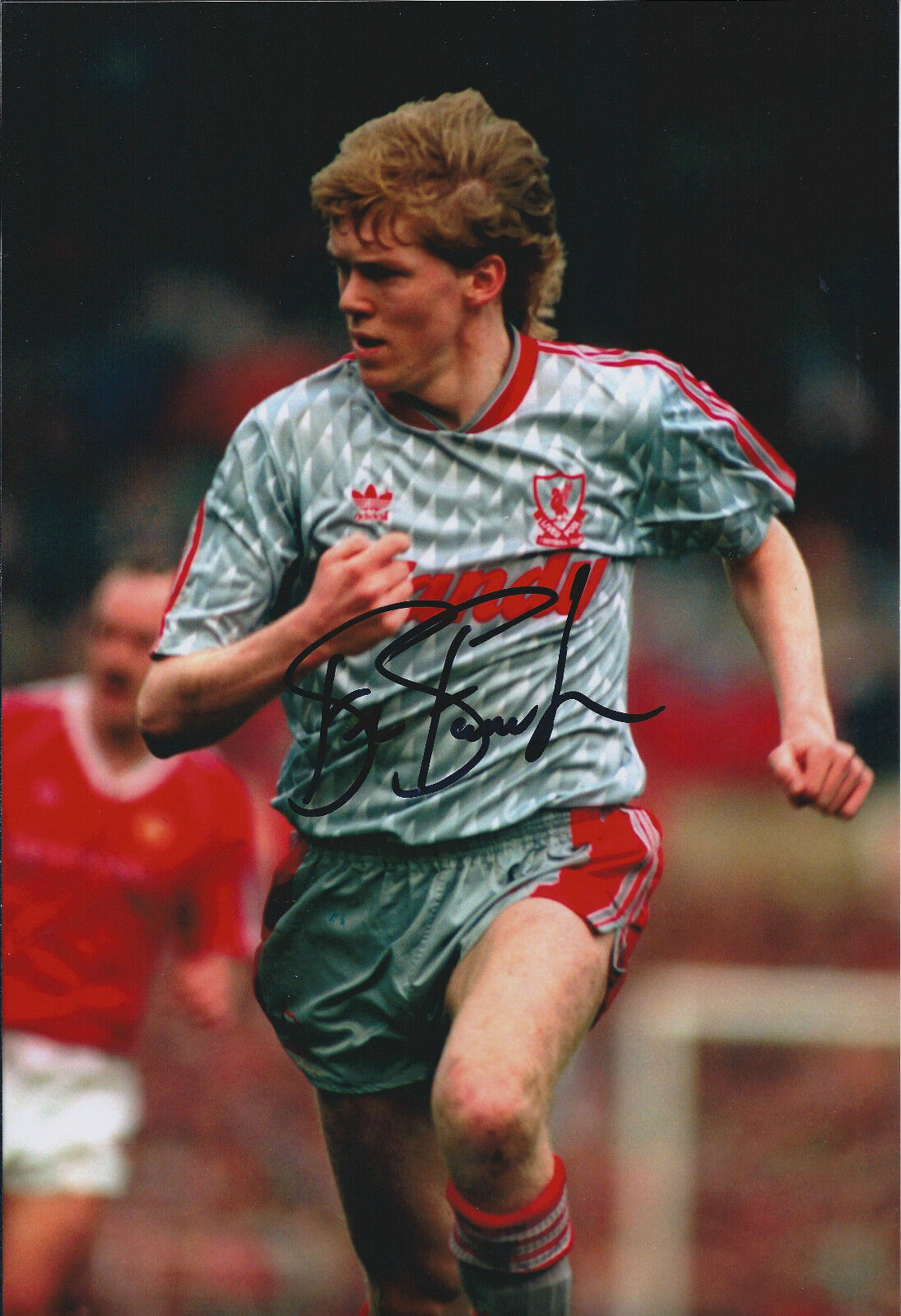 Steve STAUNTON Signed 12x8 Photo Poster painting AFTAL COA Autograph Liverpool LEGEND Authentic