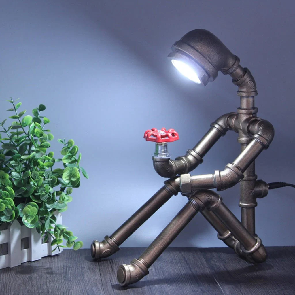 Robot Desk Lamp With Outlet