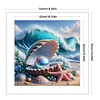 Beach Scenery Shells-11CT Stamped Cross Stitch 50*50cm/19.69*19.69in tapestrymarket