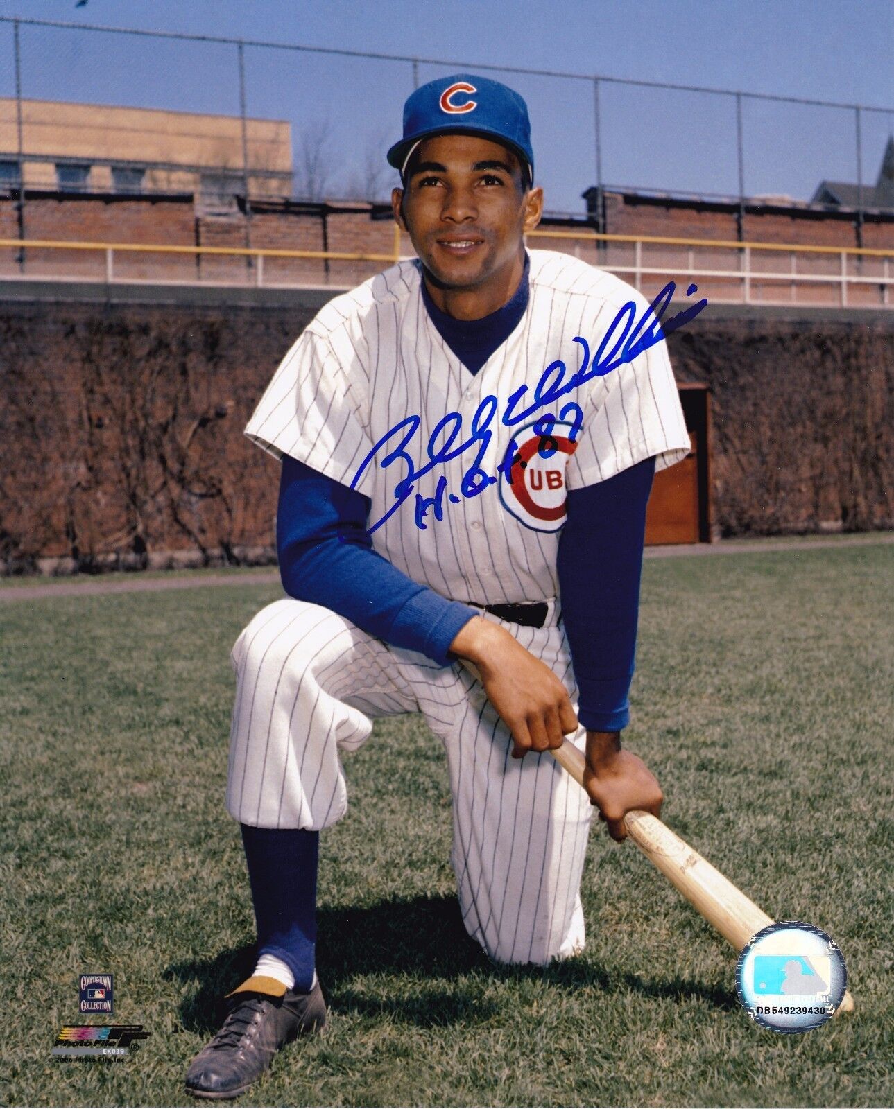 Billy Williams Autographed 8x10 Chicago CubsHOF #2