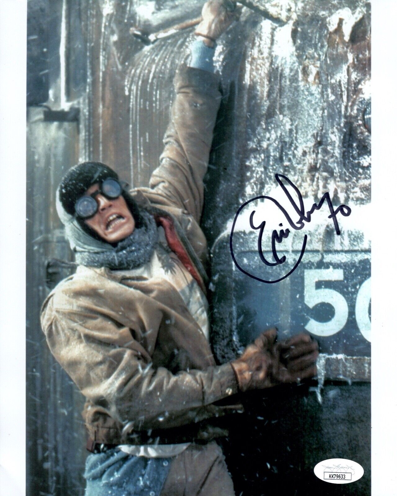 ERIC ROBERTS Signed 8x10 Photo Poster painting RUNAWAY TRAIN Autograph JSA COA Cert