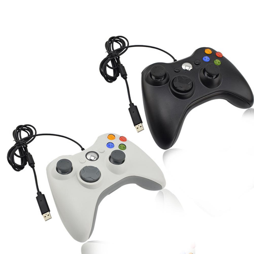 

Data Frog USB Wired PC Gamepad Game Handle Controller Joystick for Windows, Black, 501 Original