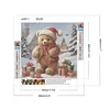 Diamond Painting-DIY Full Round Drill Christmas Bear