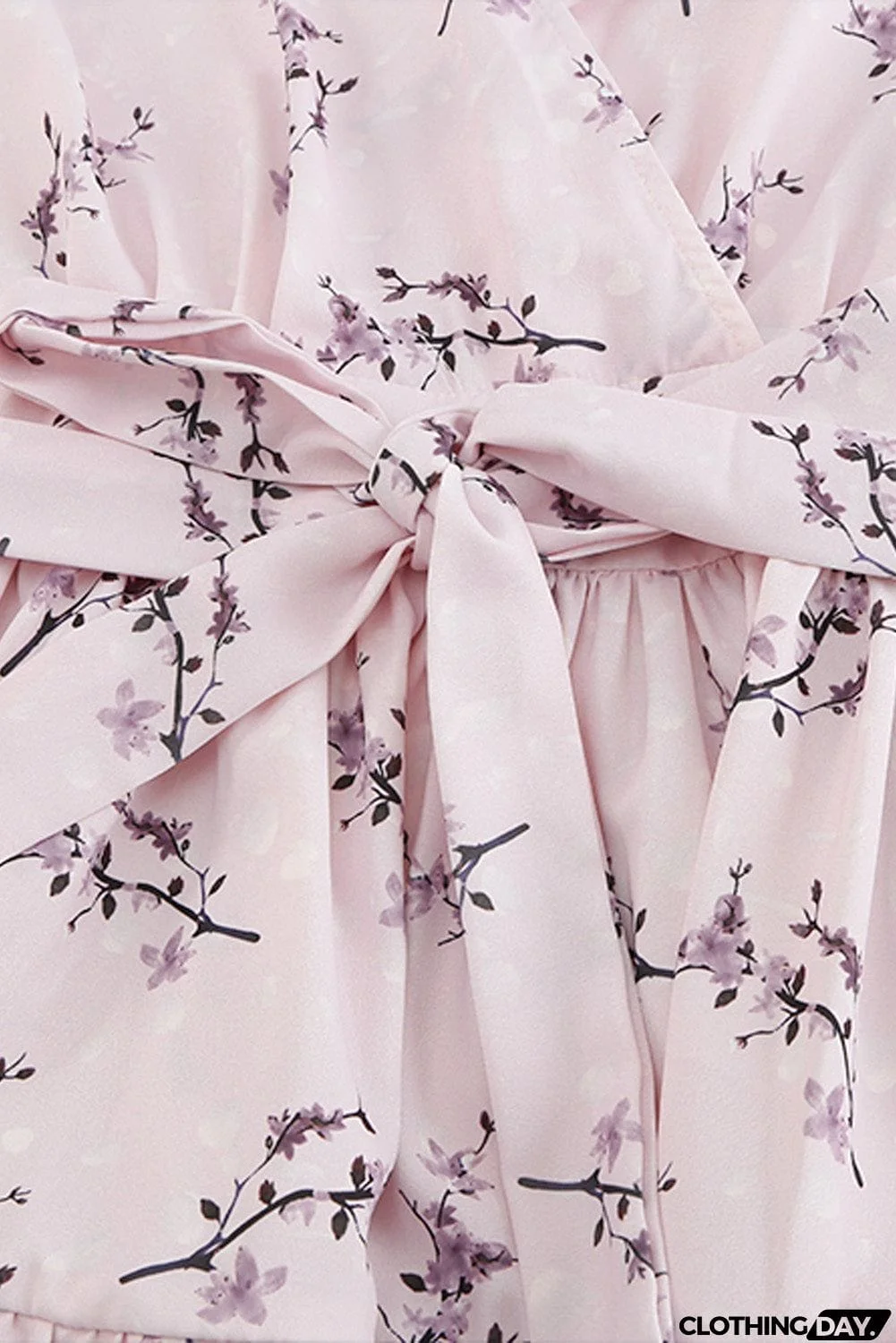 Floral Print Long Sleeve Dress