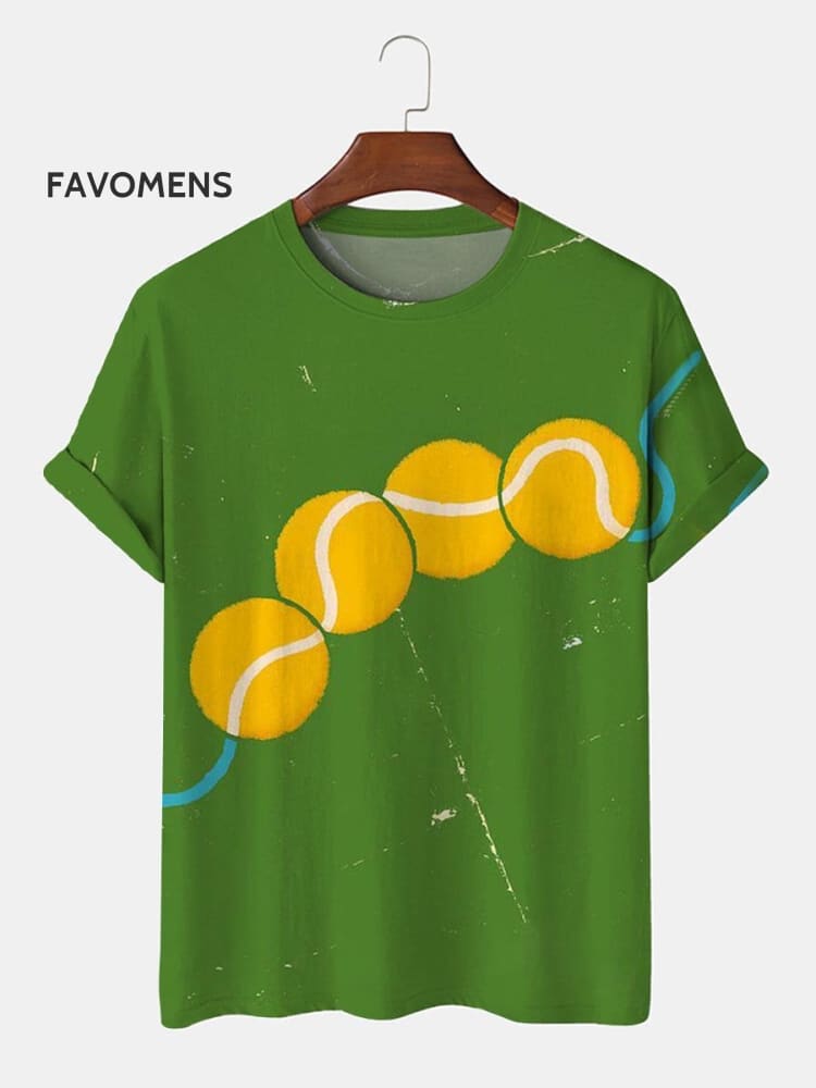 Sports Tennis T-Shirt Multicolor / S