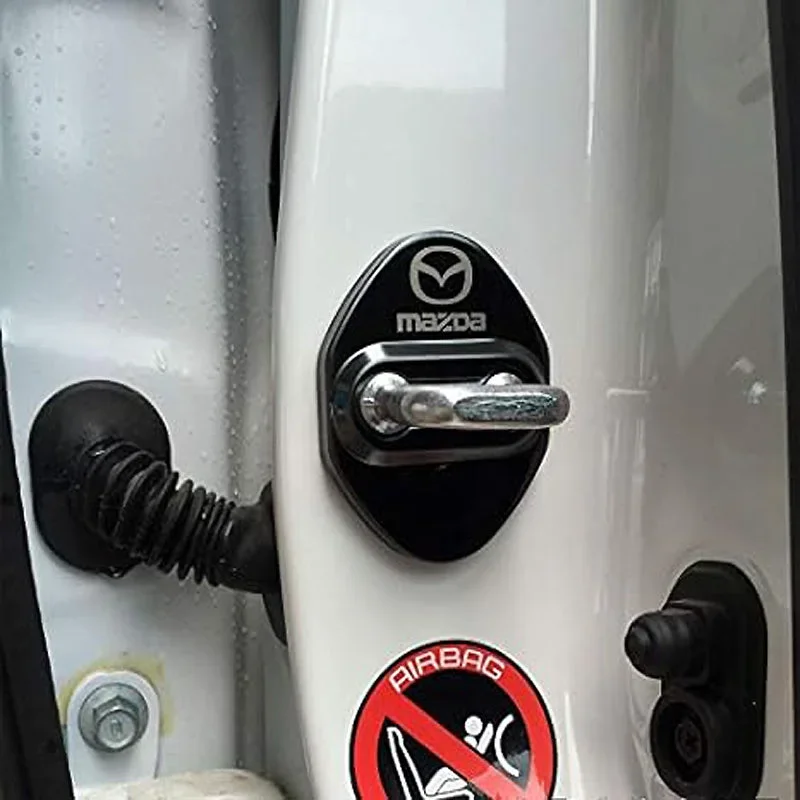 Car door lock alloy protective cover (4 pieces)