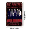 Foo Fighters - Panneaux en &eacute;tain m&eacute;tallique(20*30cm/30*40cm) - Musique